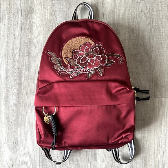 See by Chloé Embroidered Satin Backpack